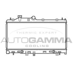 Chladič motora AUTOGAMMA 105492