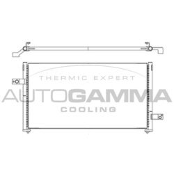 Kondenzátor klimatizácie AUTOGAMMA 105649