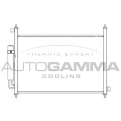 Kondenzátor klimatizácie AUTOGAMMA 105709