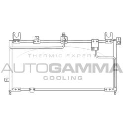 Kondenzátor klimatizácie AUTOGAMMA 105729