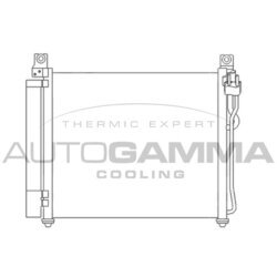 Kondenzátor klimatizácie AUTOGAMMA 105858