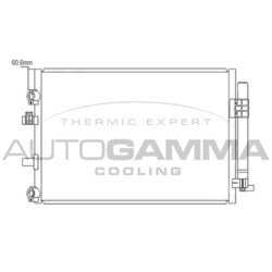 Kondenzátor klimatizácie AUTOGAMMA 105882