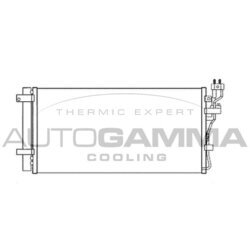 Kondenzátor klimatizácie AUTOGAMMA 105967