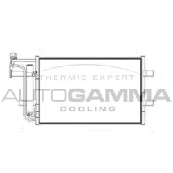 Kondenzátor klimatizácie AUTOGAMMA 105969