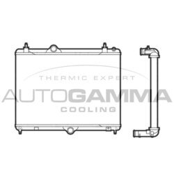 Chladič motora AUTOGAMMA 105987