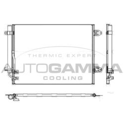 Kondenzátor klimatizácie AUTOGAMMA 107031