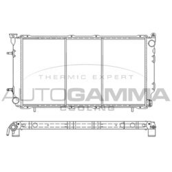 Chladič motora AUTOGAMMA 107053