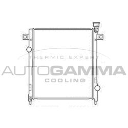Chladič motora AUTOGAMMA 107219
