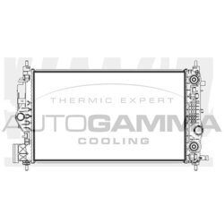 Chladič motora AUTOGAMMA 107235