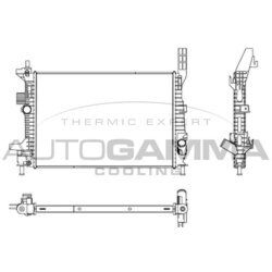 Chladič motora AUTOGAMMA 107533