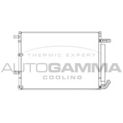 Kondenzátor klimatizácie AUTOGAMMA 107640
