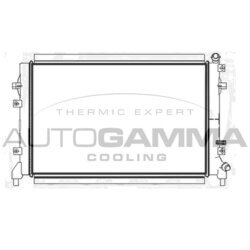 Chladič motora AUTOGAMMA 107817
