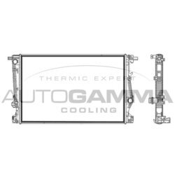 Chladič motora AUTOGAMMA 107845