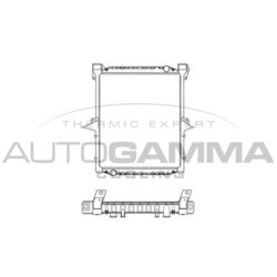 Chladič motora AUTOGAMMA 403684