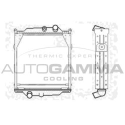 Chladič motora AUTOGAMMA 404698
