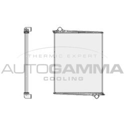Chladič motora AUTOGAMMA 404704