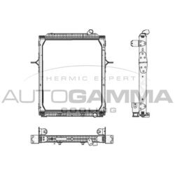 Chladič motora AUTOGAMMA 404846