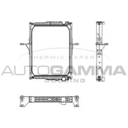 Chladič motora AUTOGAMMA 404932