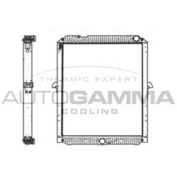 Chladič motora AUTOGAMMA 405526