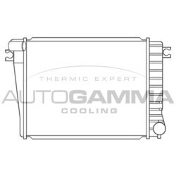Chladič motora AUTOGAMMA 100134