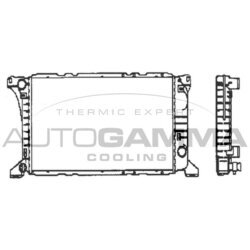 Chladič motora AUTOGAMMA 100393