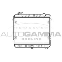 Chladič motora AUTOGAMMA 100442