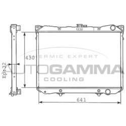 Chladič motora AUTOGAMMA 100622