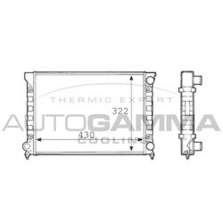 Chladič motora AUTOGAMMA 101069