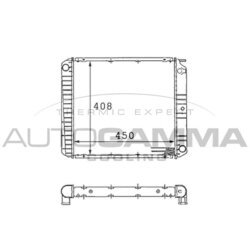 Chladič motora AUTOGAMMA 101091