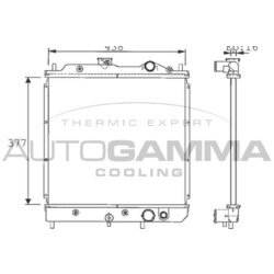 Chladič motora AUTOGAMMA 101434