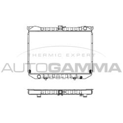Chladič motora AUTOGAMMA 102185