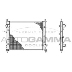Chladič motora AUTOGAMMA 102866