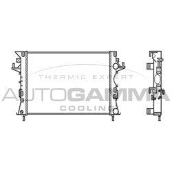 Chladič motora AUTOGAMMA 103114