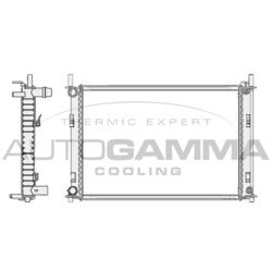 Chladič motora AUTOGAMMA 103417