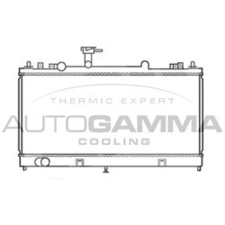 Chladič motora AUTOGAMMA 103440