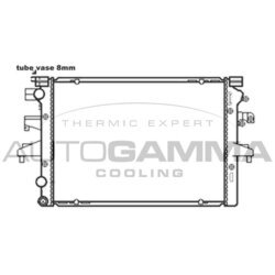 Chladič motora AUTOGAMMA 103544