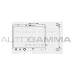 Chladič motora AUTOGAMMA 103626