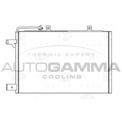 Kondenzátor klimatizácie AUTOGAMMA 104110