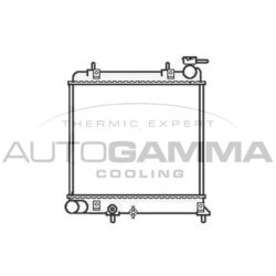 Chladič motora AUTOGAMMA 104826