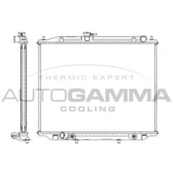 Chladič motora AUTOGAMMA 104863