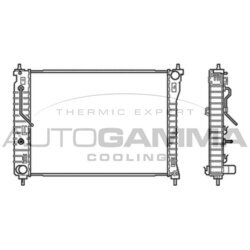 Chladič motora AUTOGAMMA 105044