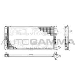 Chladič motora AUTOGAMMA 105088