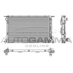 Chladič motora AUTOGAMMA 105159