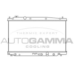 Chladič motora AUTOGAMMA 105738