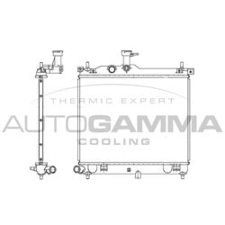 Chladič motora AUTOGAMMA 105750