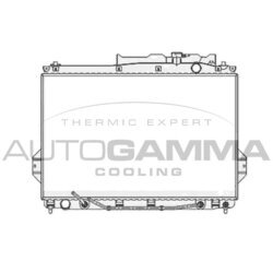 Chladič motora AUTOGAMMA 105798