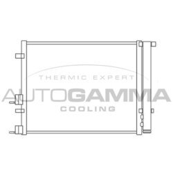 Kondenzátor klimatizácie AUTOGAMMA 105826