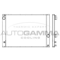 Chladič motora AUTOGAMMA 105915