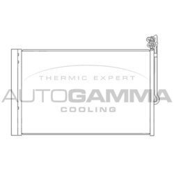 Kondenzátor klimatizácie AUTOGAMMA 105975
