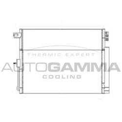 Kondenzátor klimatizácie AUTOGAMMA 105981